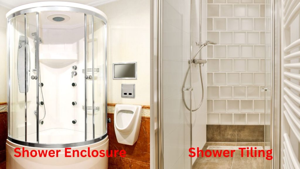 shower enclosures and traditional tiling